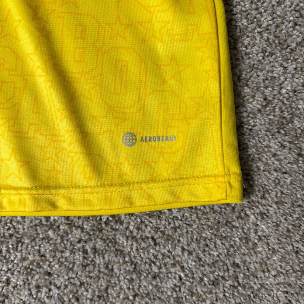 Adidas Boca Juniors Casa Amarilla Jersey Mens Medium Yellow Blue Soccer Shirt 19